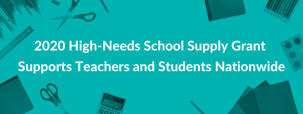 School Supply Grant for 20 High-Needs Teachers