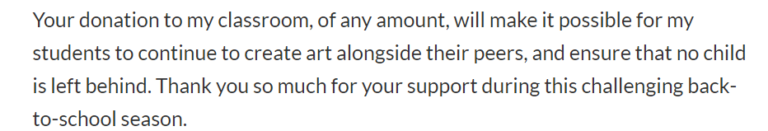 How to Ask for Donations to Your Classroom | AdoptAClassroom.org