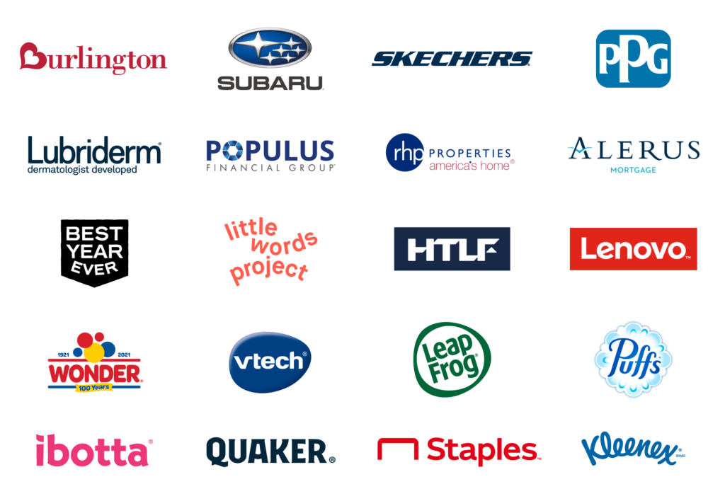 A list of businesses that have partnered with us.