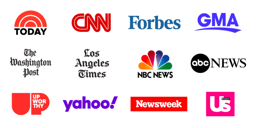 A list of media outlets that partnered with us.
