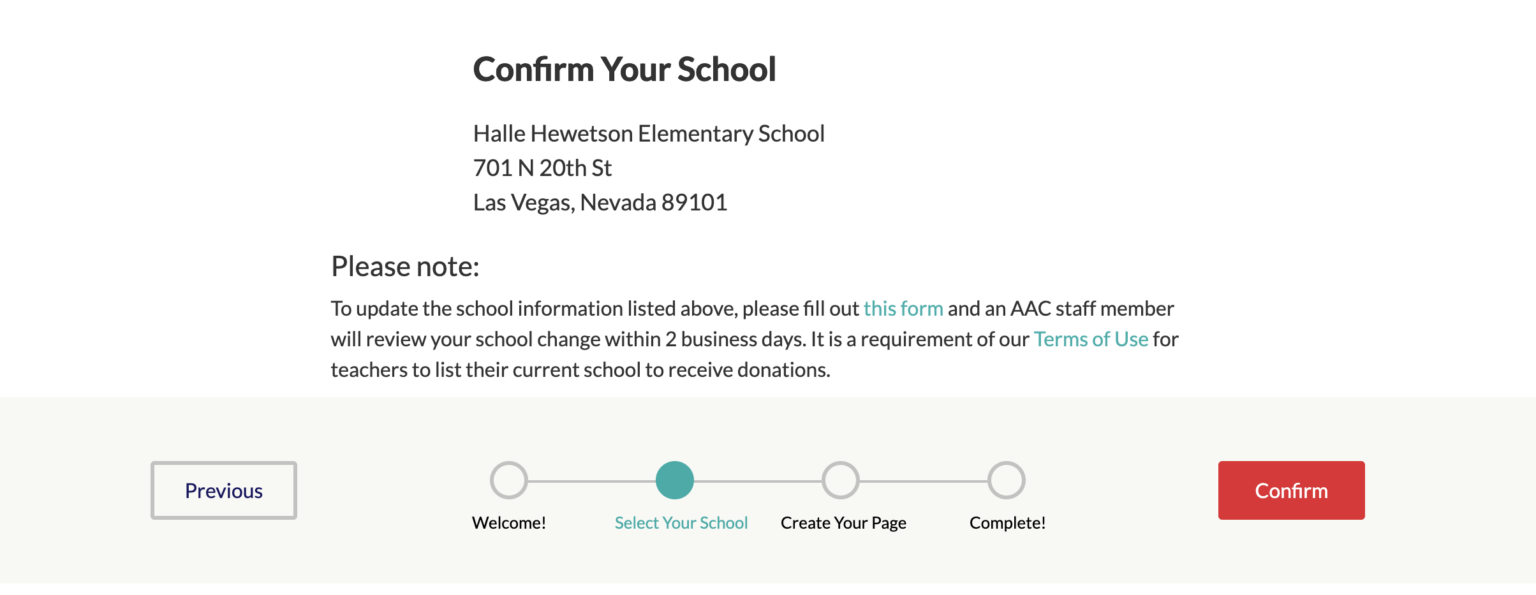 How To Update Your School & Contact Information With AdoptAClassroom ...